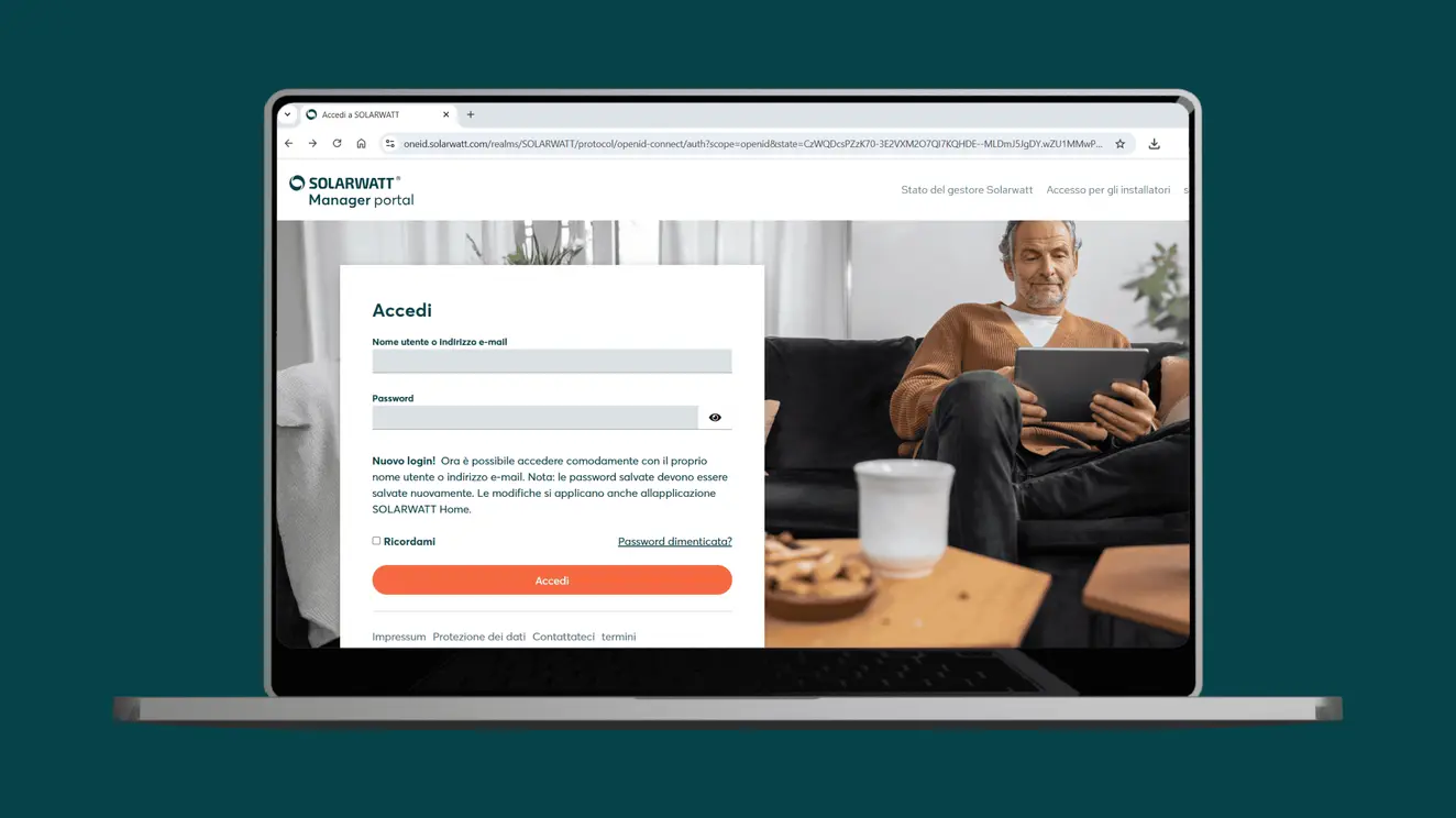 SOLARWATT Manager Portal Green Ita