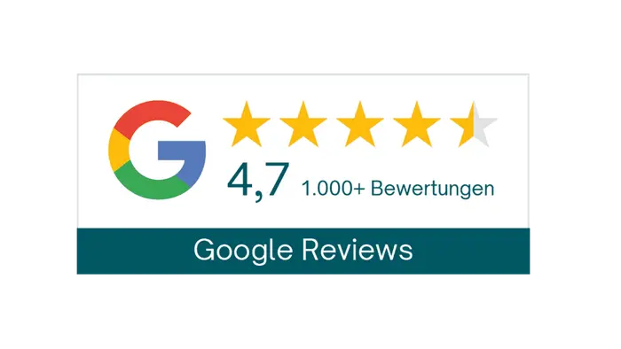 Snapshot der Google Bewertungen zu Solarwatt