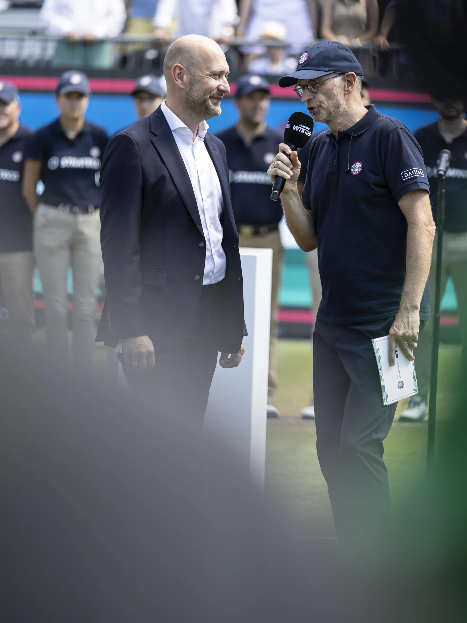 Benjamin Frank bei der Siegerehrung der Bad Homburg Open 2025
