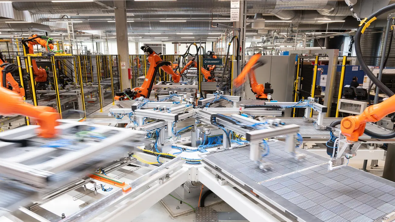 Usine Solarwatt automatisée de Dresde (2023)
