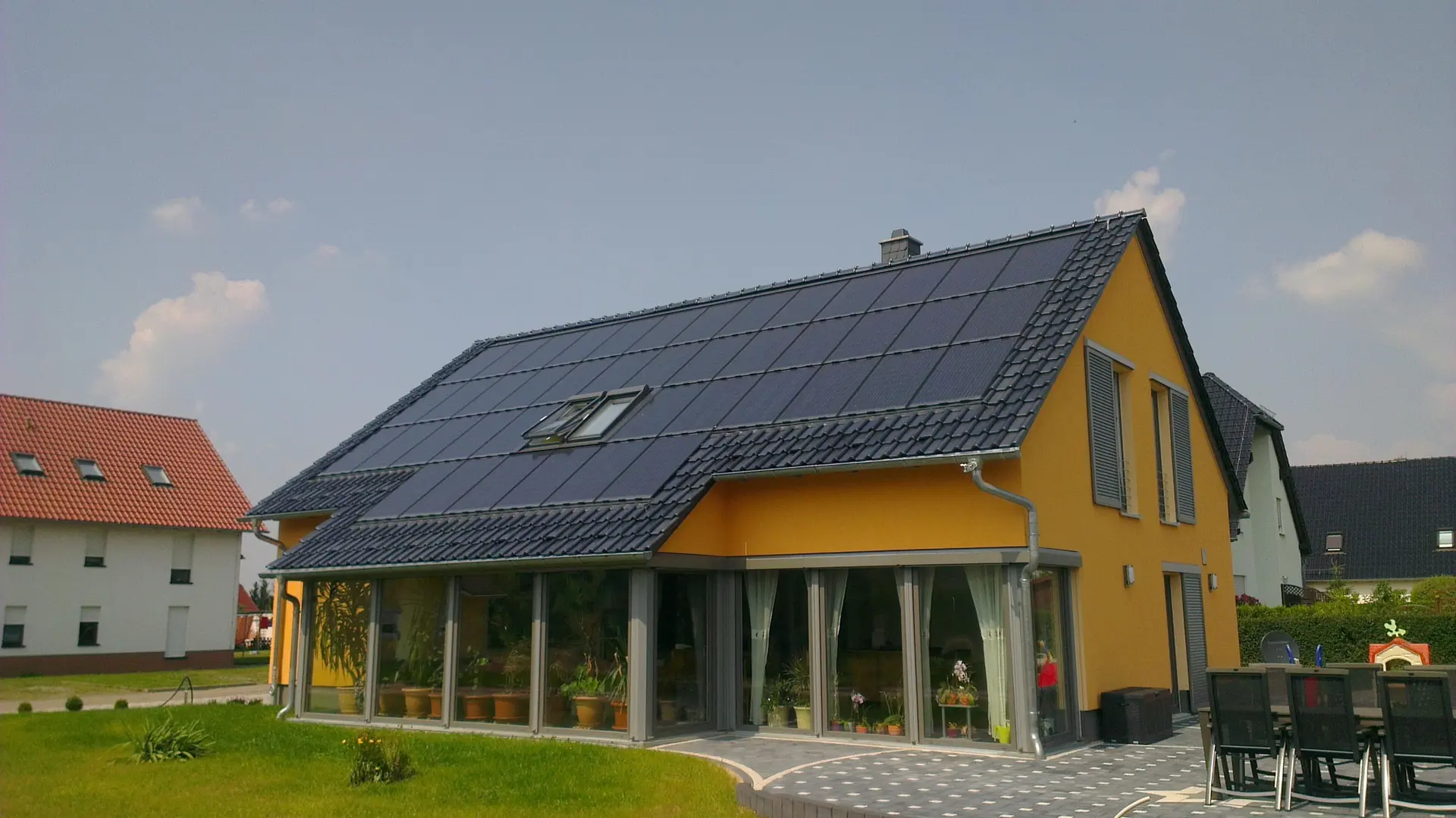 gebäudeintegrierte Photovoltaik In-Dach Module