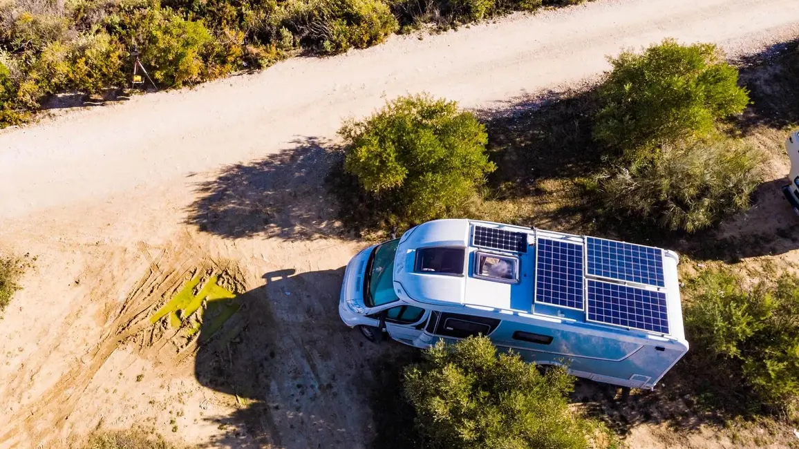 PV-Anlage auf Wohnmobil