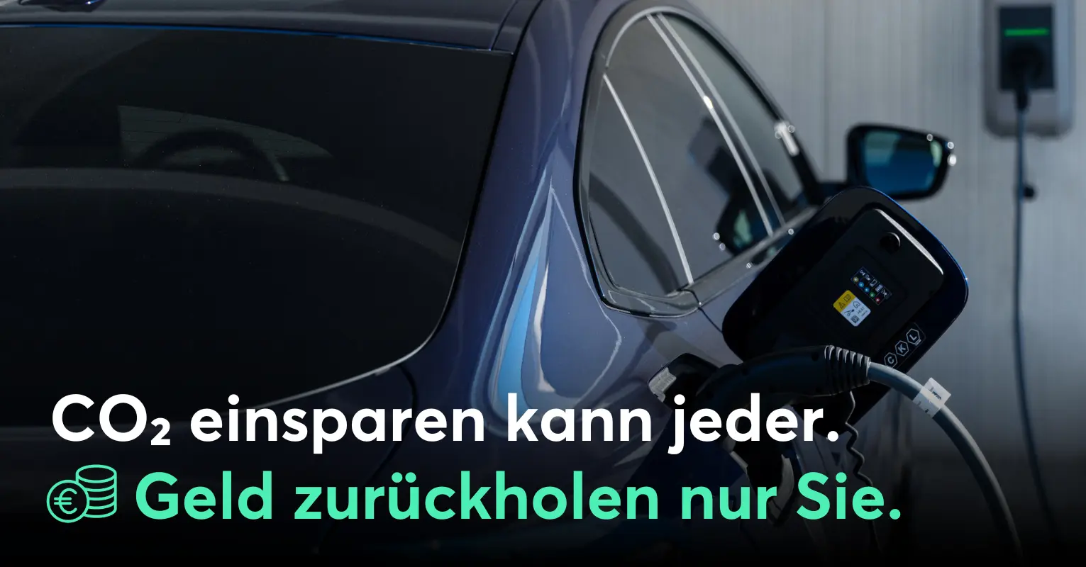 E-Auto, was mit einer Wallbox geladen wird.