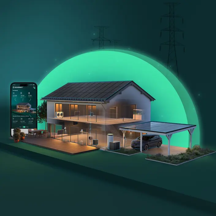 Einfamilienhaus mit PV-Komplettlösung