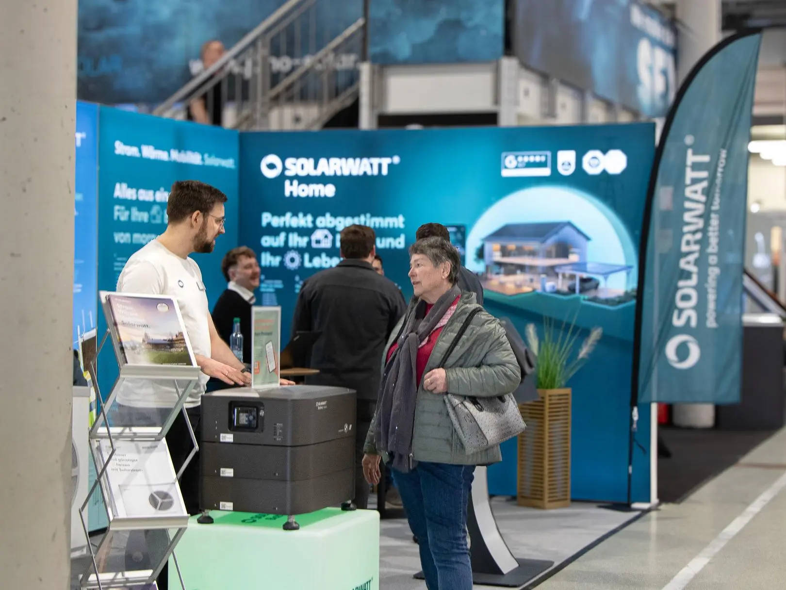 Solarwatt-Messestand