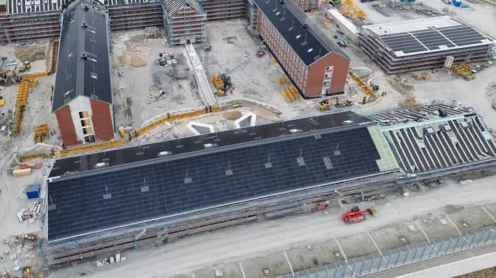 PV-Anlage auf der JVA in Münster