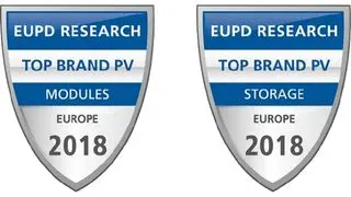 Nagroda EuPD 2018 za panele fotowoltaiczne i magazyn energii Solarwatt