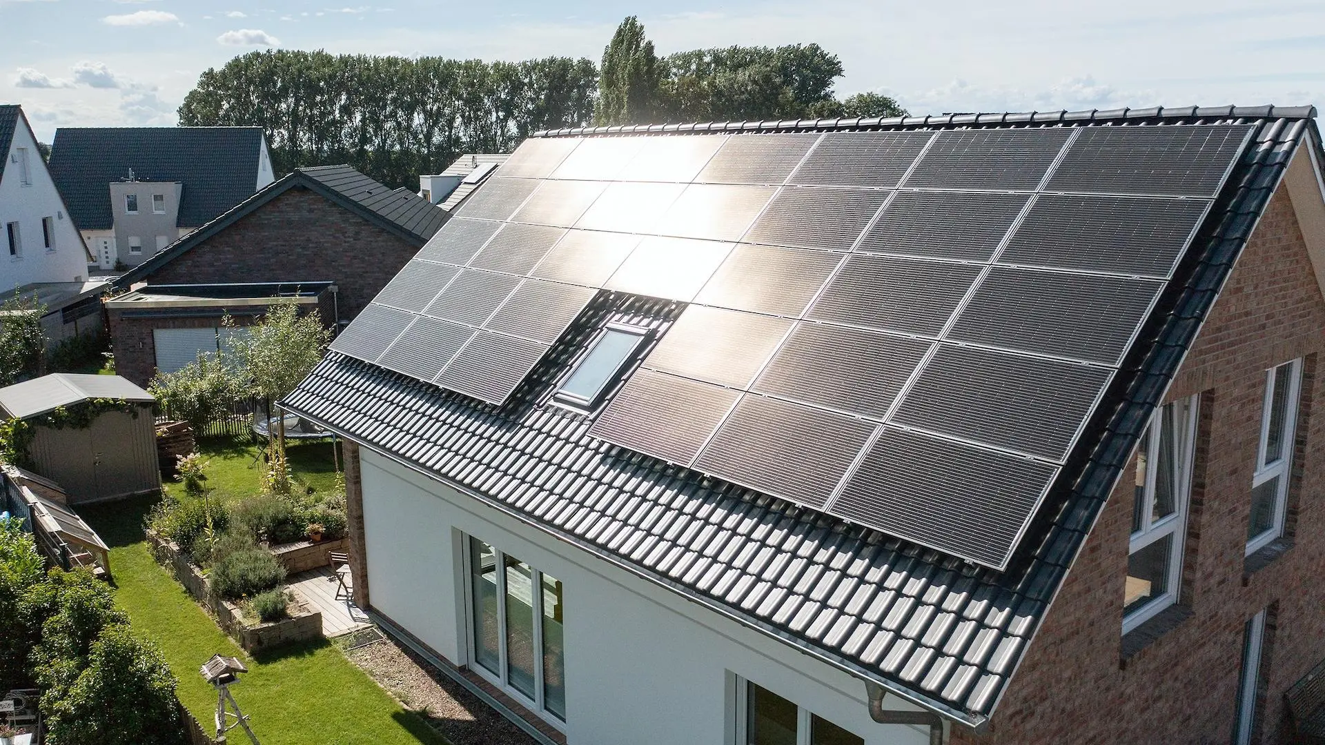 Photovoltaik Module im Einsatz