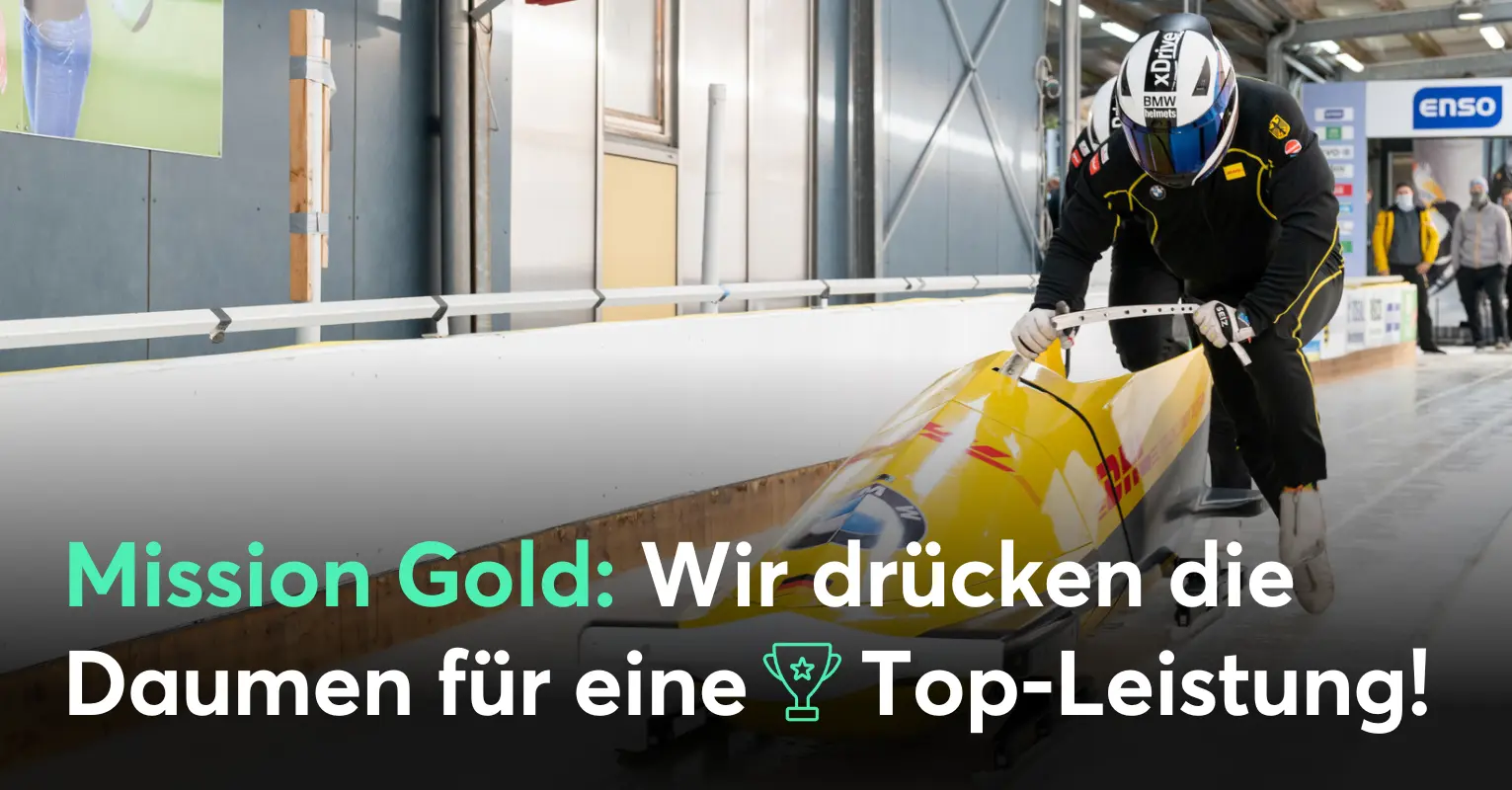 Mission Gold: Wir drücken die Daumen für eine Top-Leistung!