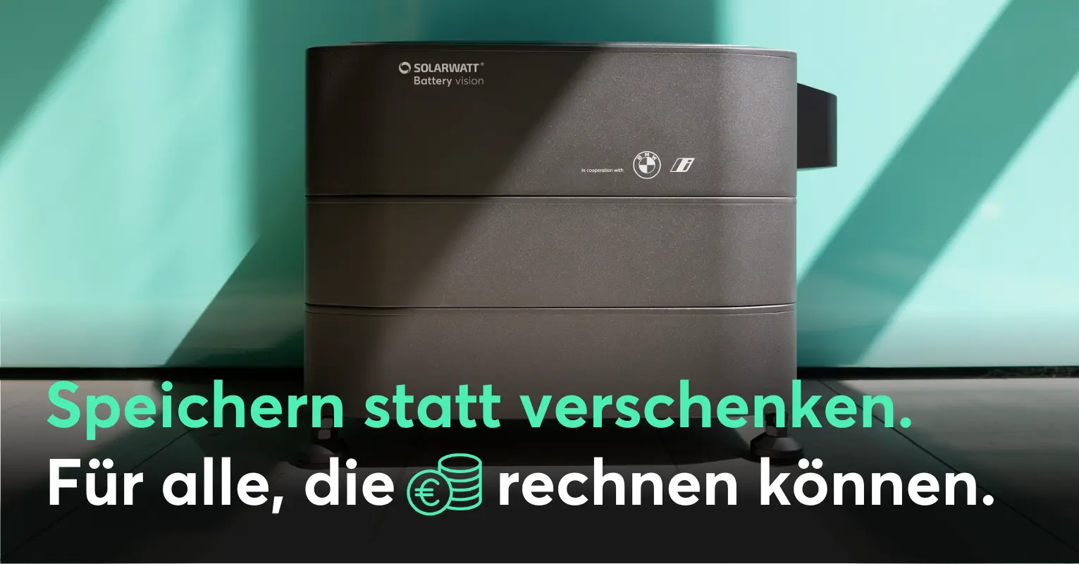 Speichern statt verschenken. Für alle, die rechnen können.