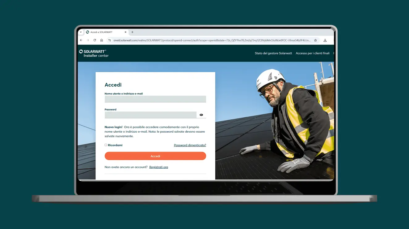 SOLARWATT Installer Center Green Ita
