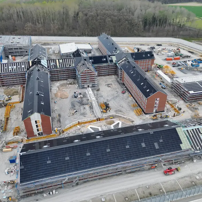 PV-Anlage auf der JVA in Münster