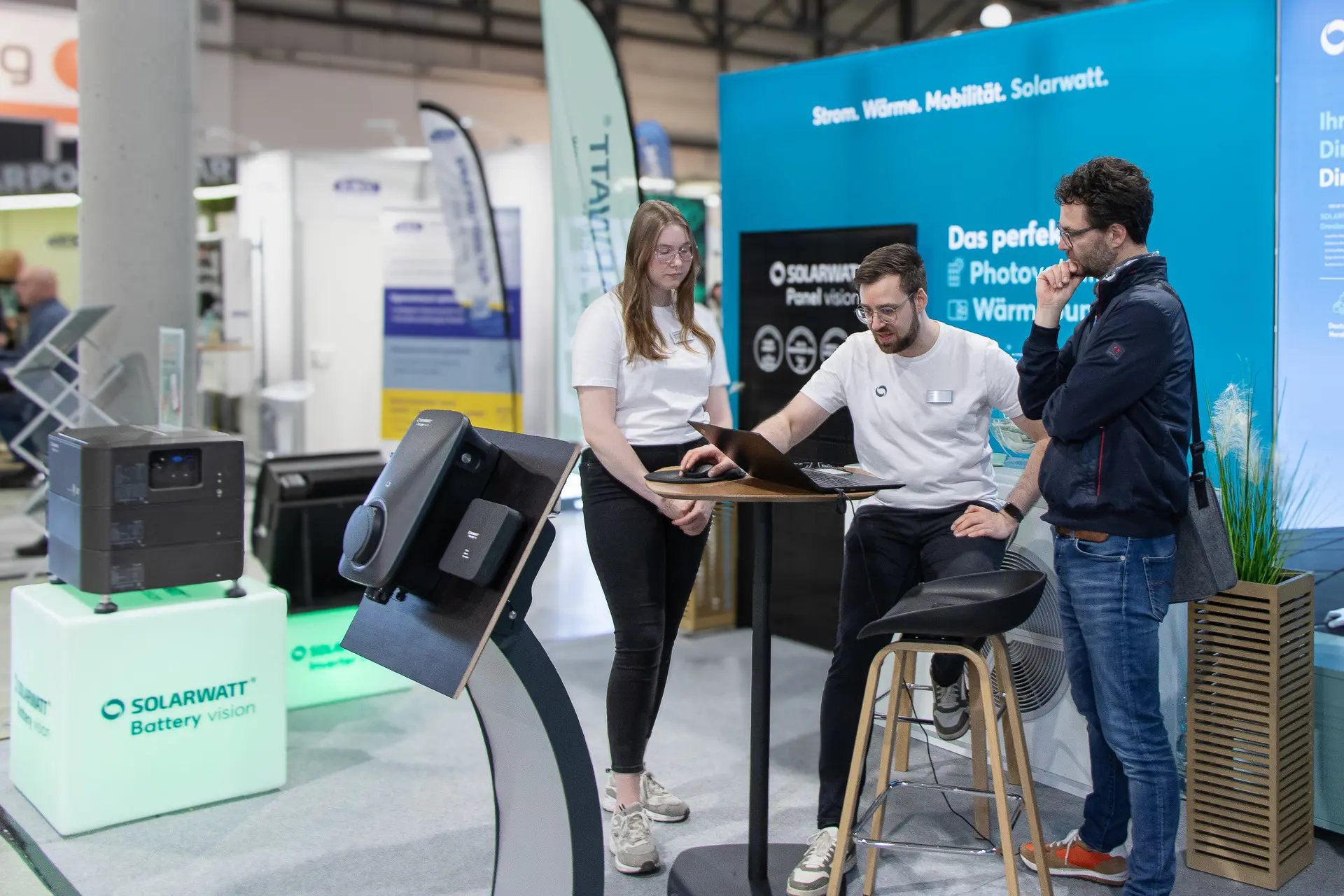 Solarwatt-Messestand