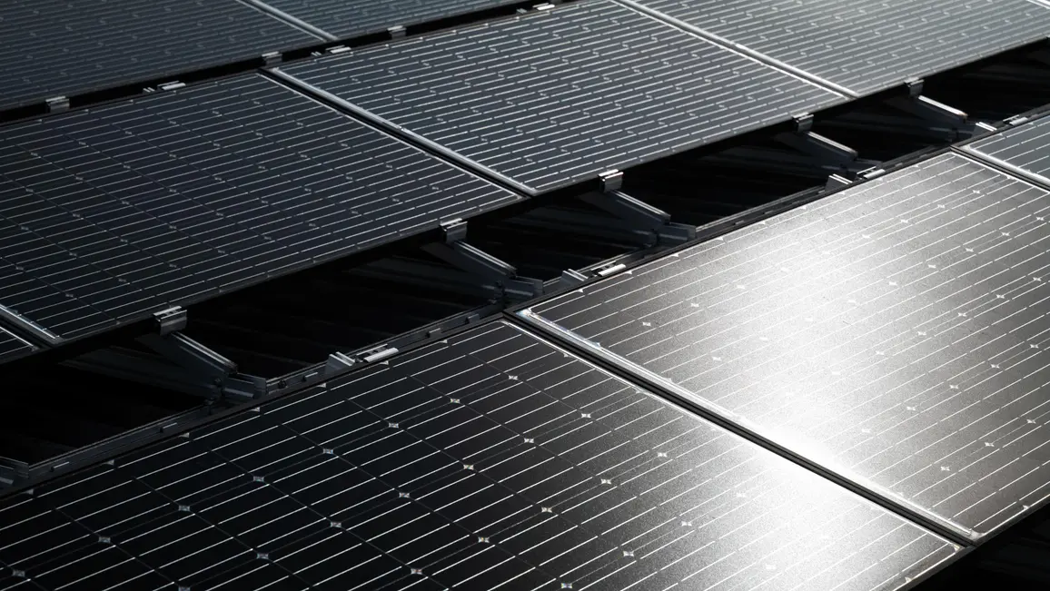 Solarmodule Nahansicht
