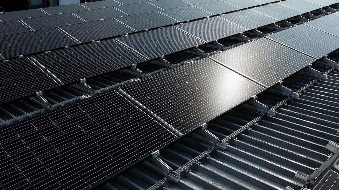 Solarmodule Nahansicht