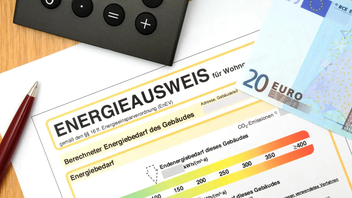 Energieeffizienz - Energieausweis eines Gebäudes